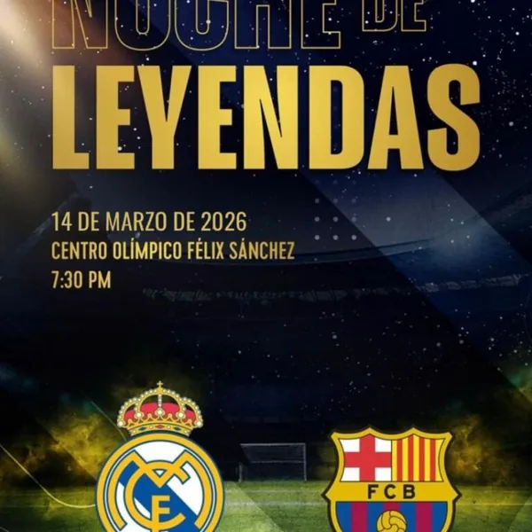 Noche de Leyendas Real Madrid vs Barcelona - Centro Olímpico Félix Sánchez